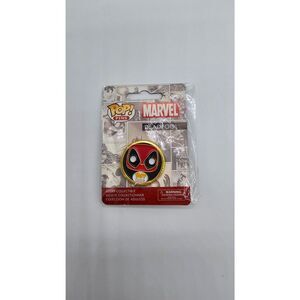 Marvel Deadpool Face Enamel Funko Pop Pin - New!